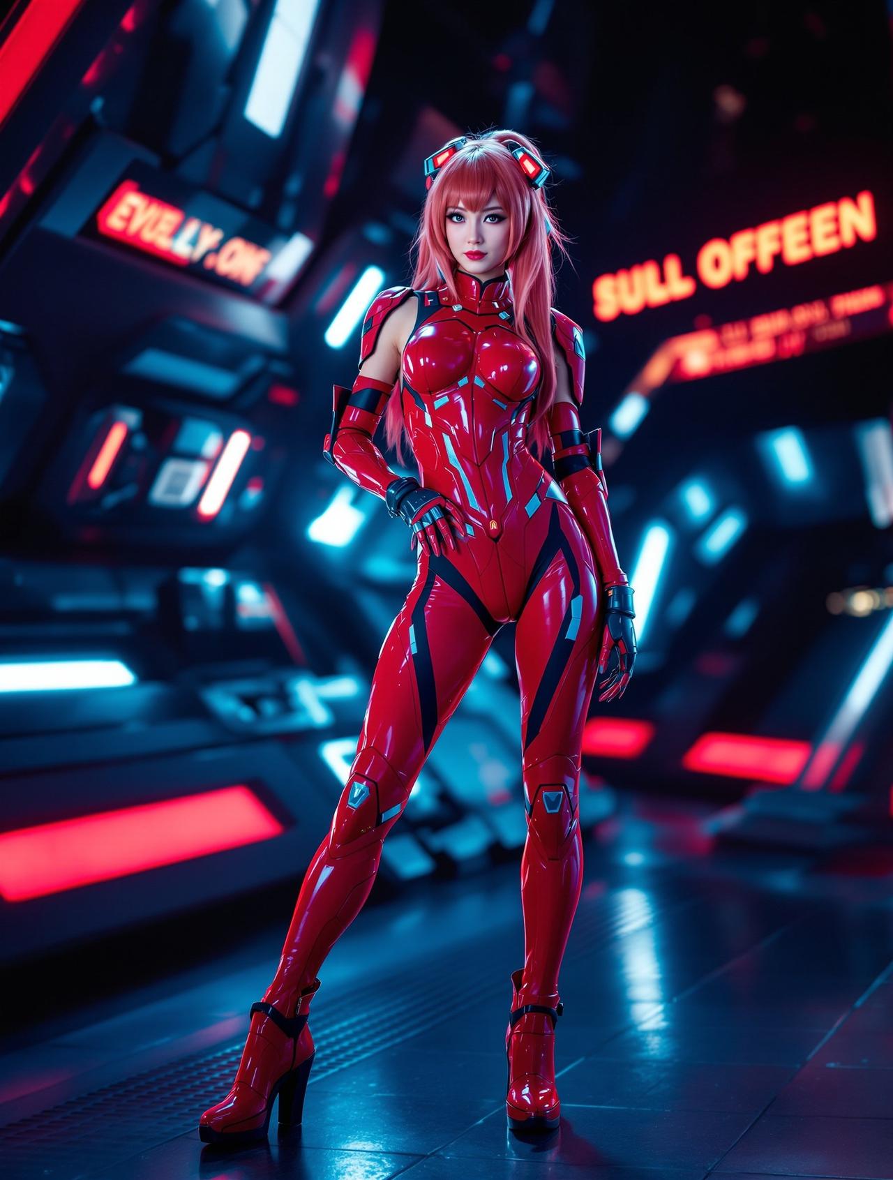 明日香·红与黑的交响 - 张静姝 - cos图COSPLAY写真作品
